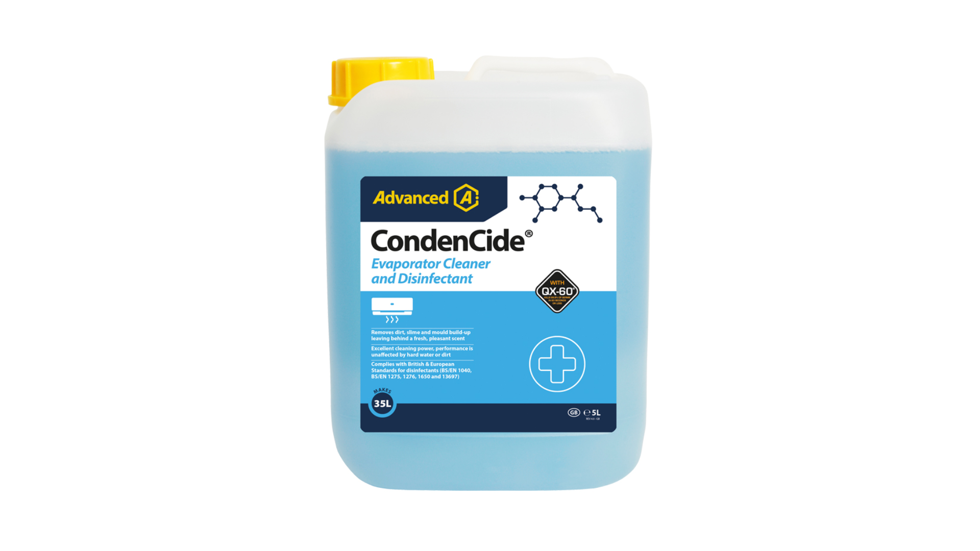 Condencide nettoyant et désinfectants pour évaporateurs 5L - ADVANCED