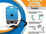 Offre : -20€ sur le Nettoyeur haute pression autonome sur batterie Easypro - Easyclim