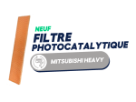 Filtre photocatalytique RKT437A005 - MITSUBISHI HEAVY -SKM20ZG-S /  SRK50ZS-WF (neuf)