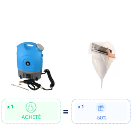Pack 1 Nettoyeur EASYPRO acheté = 1 lot de 3 bâches à -50% - Easyclim