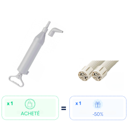 Pack : 1 Pompe manuelle achetée = 1 capuchon à - 50%