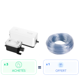 Pack : 3 pompes VALUE-S1 = 1 tuyaux cristal 6x9mm de 50m OFFERT